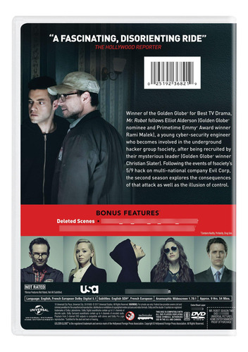 Mr. Robot Temporada 2 Dvd - Rami Malek, 4 Discos