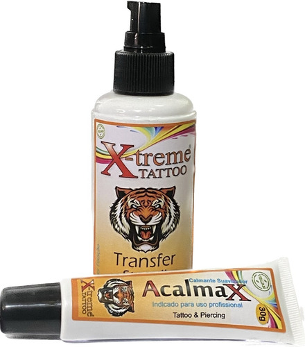 Kit Stencil Transfer Gel 150ml + Acalmax 30g X-treme Tattoo.