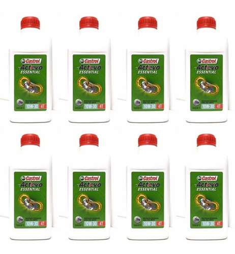 Oleo Castrol Actevo Essential 10w-30 4t - 8 Litros P/ Motos