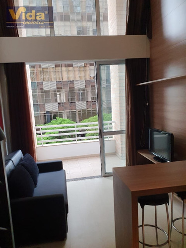 Imagem 7 de 15 de Flat Duplex Mobiliado Em Cidade Monções - São Paulo - 210789