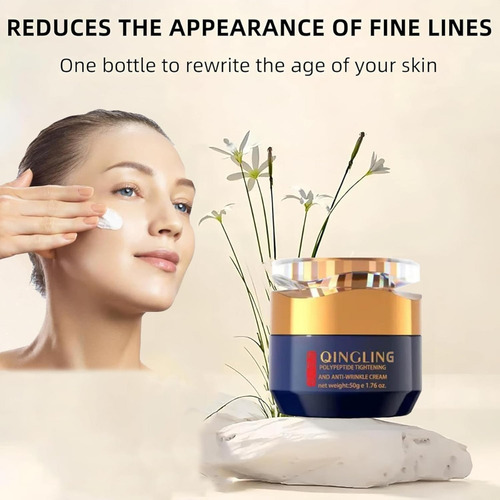 Crema Facial Qingling, (2 Botellas)