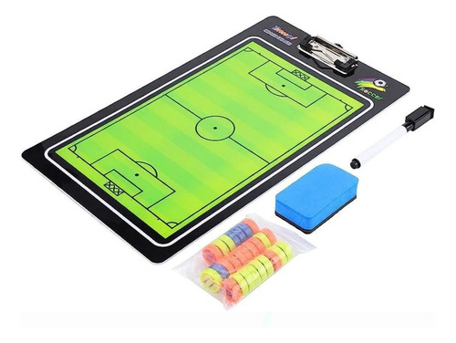 Tablero Tactico De Futbol Doble Magnético Para Entrenador 