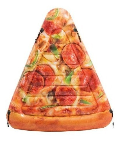 Colchoneta Inflable Pizza Realista Enganchables Intex 58752