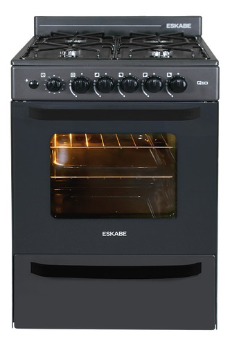 Cocina Multigas Eskabe Q10bkg 57 Cm Color Negro