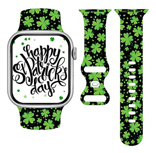 Banda De Reloj De Día De St. Patricks Compatible Apple W