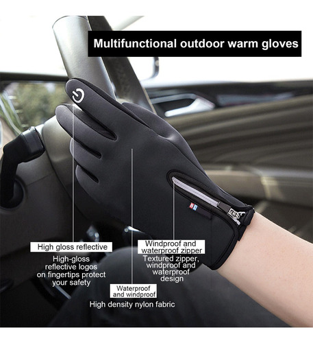 Guantes Calefactables Eléctricos Manoplas De Pesca Impermeab