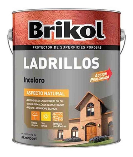 Brikol Ladrillos Impermeabilizante Protector X 4lts