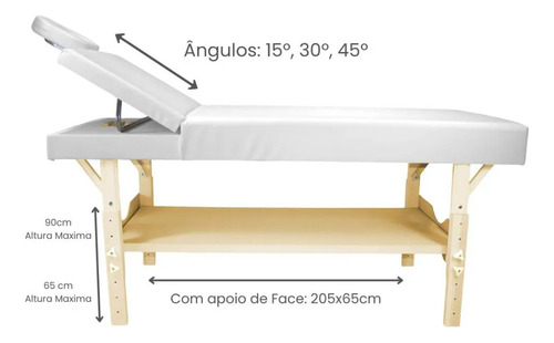 Kit Maca Fixa 80cm Spa Reclinável, Escada, Mocho E Escadinha