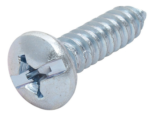 Tornillo Para Metal 1/4 X 1 Pulgada Plata 3 Piezas