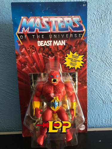 Masters Of The Universe, Beast Man, Lop , Mattel (Usado)