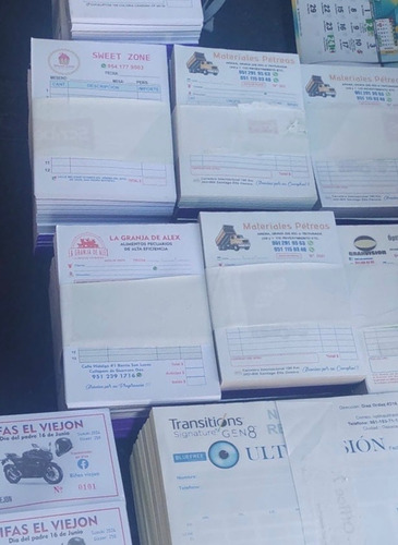 Notas De Remisión O Comandas Papel Autocopiante