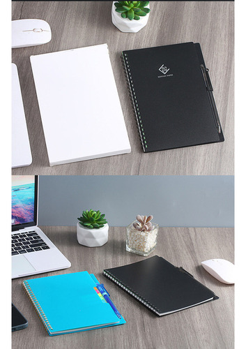 Cuaderno Inteligente Reutilizable A5 Grueso E Impermeable