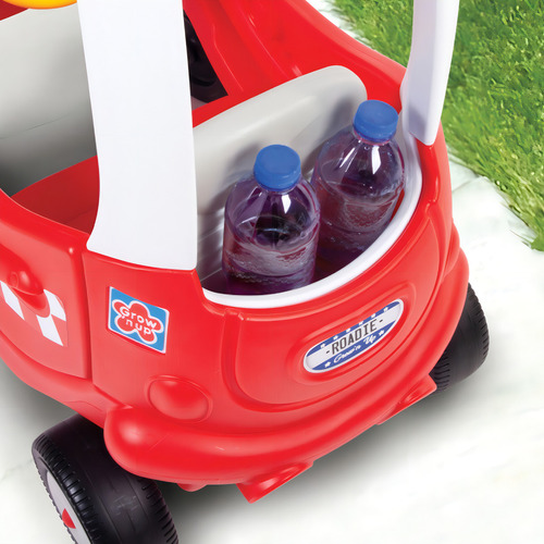 Cochecito de cuatriciclo infantil Resgate Grow'n Up, color rojo