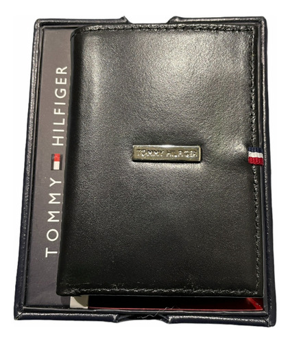 Billetera Tommy Hilfiger 1 Separador D Billetes  Rfid +bolsa