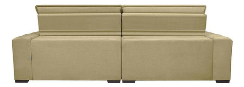 Cama inBox Lisboa 2,12 Sofá Cor Bege Lisa