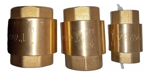 Valvula Check Vertical Bronce De 1