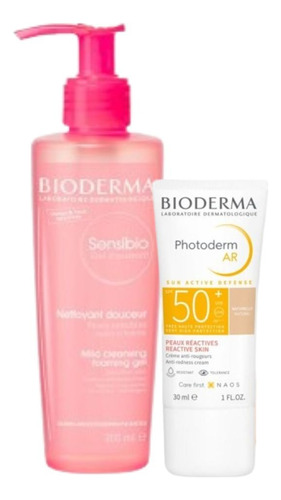 Pack Bioderma Limpieza+fotoprotección Para Pieles Sensibles