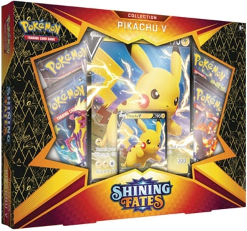 Caja Pikachu V De Pokémon Tcg: Shining Fates Collection