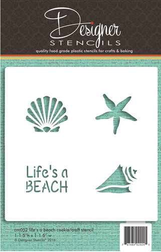 Plantilla De Galletas Y Manualidades Life's A Beach De Desig