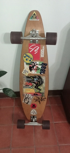 Imagen 1 de 10 de Patineta Longboard Marca Ladera