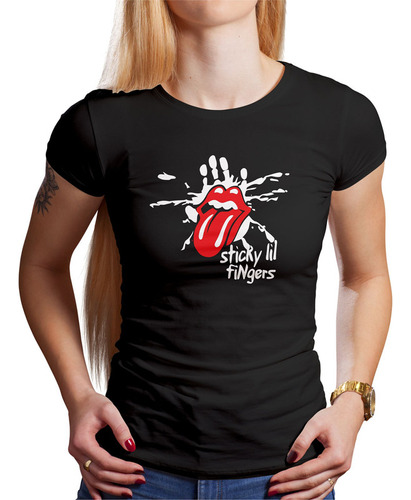 Polo Dama Rolling Stones Sticky (d0600 Boleto.store)