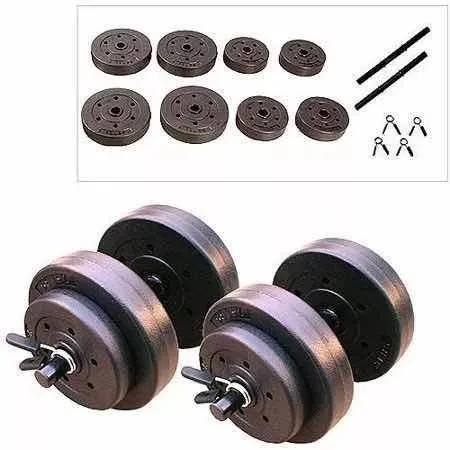 Juego De Pesas 40 Lbs Golds Gym Mancuernas Ajustables Meses sin