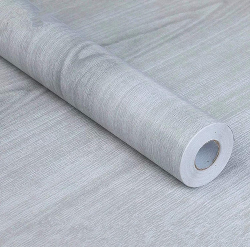 Imagen 7 de 10 de 2003. Papel Adhesivo Empapelar Madera Gris Lucerna 1mtx45cm