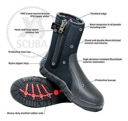 Botas De Buceo Xs Scuba - 8mm