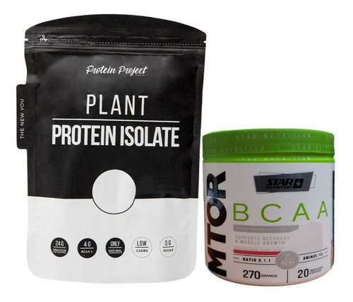 Mtor Bcaa Star + Proteína Vegetal Plant Protein Vegana 908g
