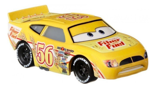 Cars Auto De Metal Brush Curber Corredor 56 Mattel