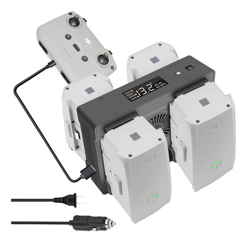 Air 2s, Mavic Air 2 Cargador De Pared Y Coche Compatibl...