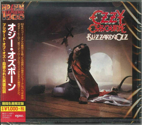 Ozzy Osbourne Blizzard Of Ozz Cd, versão padrão do álbum japonês