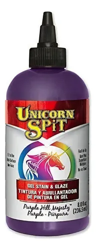 Unicorn Spit 5771009 - Esmalte Y Manchas De Gel, Botella De 8 Onzas Líquidas, Color Morado