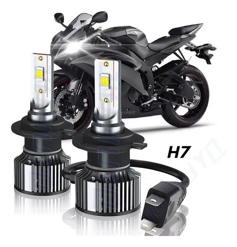 Para Yamaha Yzf-r6 06 08 09 Yzf-r1 Moto Led Faro Bombilla H7