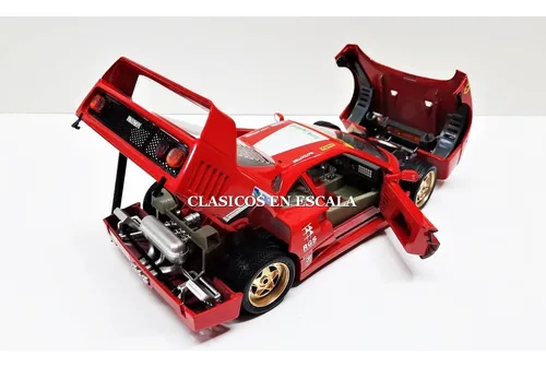 Ferrari F40 Evoluzione #1 1992 - Rojo Burago 1/18
