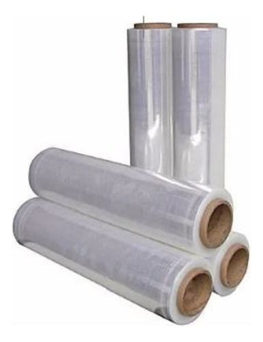 Rolo Bobina Filme 4kg Stretch 500x25 Com Tubete 250 Metros