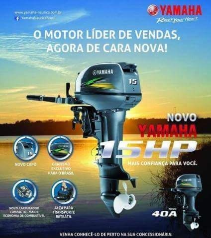 Motor De Popa Yamaha 15hp 2021 Ok ( 12 Vezes ) Miami Nautica