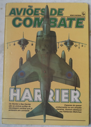 Livro Aviões De Combate Harrier 