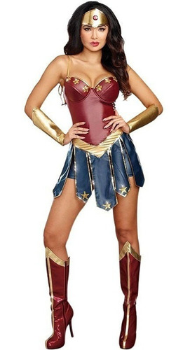 Traje De Superhéroe Wonder Woman Para Cosplay De Marvel