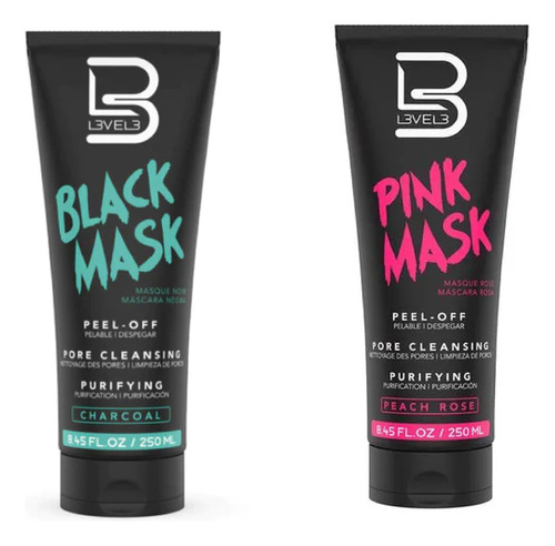 Kir Mask Facial Peel Off Pink + Black Level 3