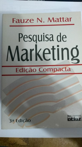 * Livro - Fauze N. Mattar - Pesquisa De Marketing