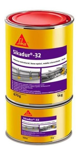 Imagem 1 de 1 de Sikadur 32 1kg - Sika