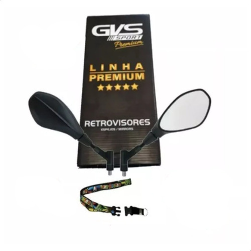 Retrovisor Gvs Bmw Gs 650 Giro 360 Lente Convexa Cb Hornet