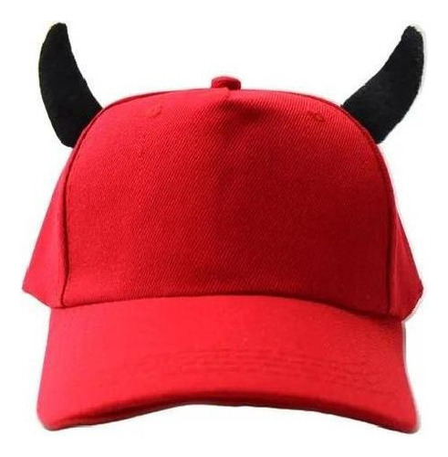 Gorra De Béisbol Con Protección Solar Cuernos De Diablo, [u]