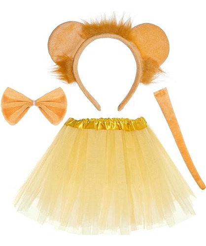 Disfraz Tutu Con Diadema Orejas Moño Y Moño Para Niños Disfr