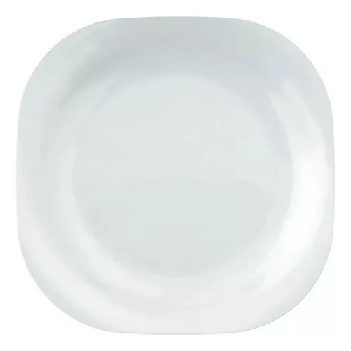 comprar Prato Raso Opaline Plaza 27cm - Kit 12 Unidades Cor Branco L