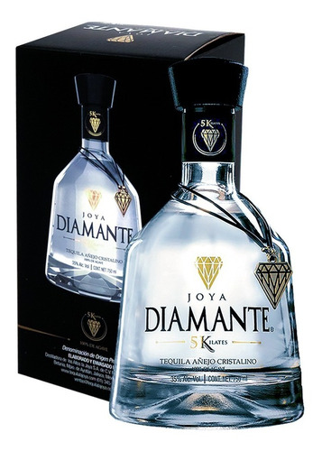 Tequila Joya Diamante 5 Kilates Añejo Cristalino 750ml