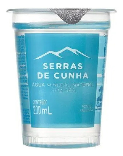 Água Mineral Serras De Cunha Copo Natural 200ml