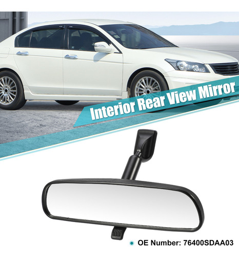 Espelho Retrovisor Interior Preto Para Honda Civic Accord
