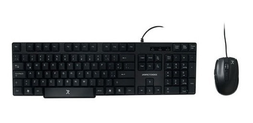 Kit De Teclado Y Mouse Perfect Choice Pc-200987 Estandar Neg